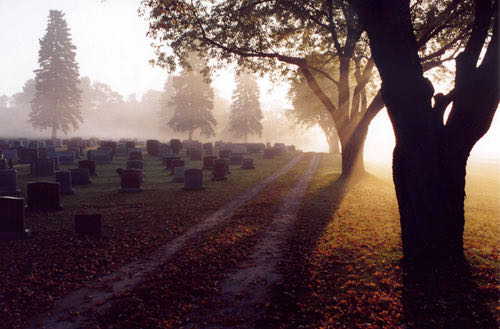 Cemetary in Bruce County, Ontario, Canada